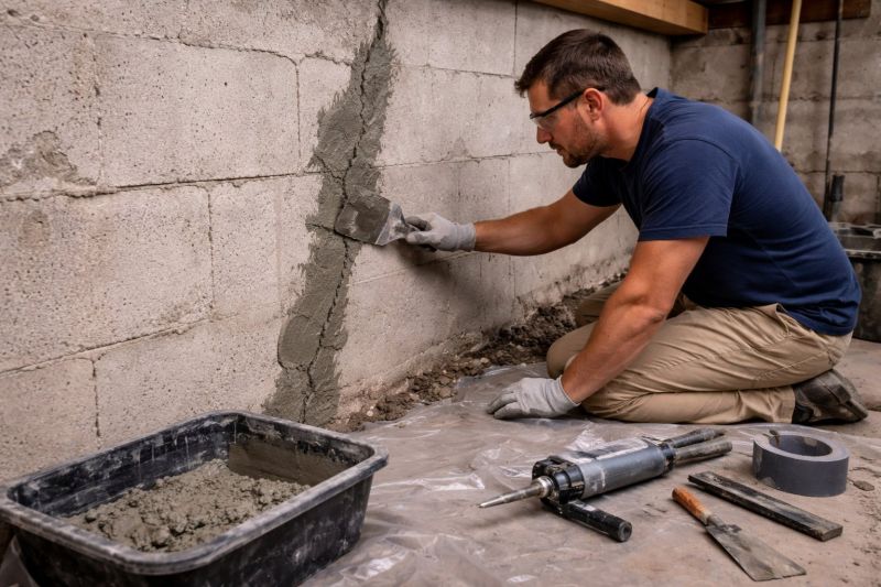 Foundation Crack Repair in Bokeelia, FL