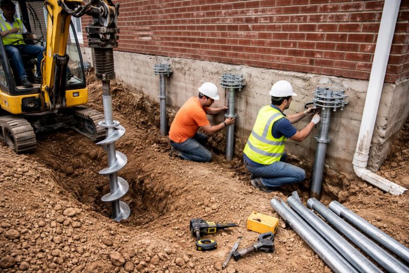 Helical Piers Installation in Cape Coral, FL