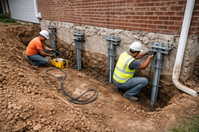 Helical Piers Installation in Cape Coral, FL