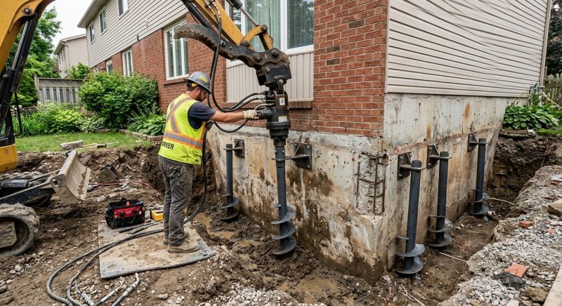 Helical Piers Installation in Cape Coral, FL