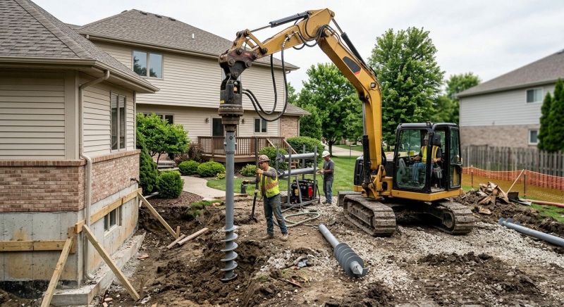Helical Pile Installation in Cape Coral, FL
