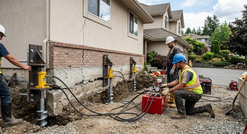 Sinking Foundation Lifting in Cape Coral, FL
