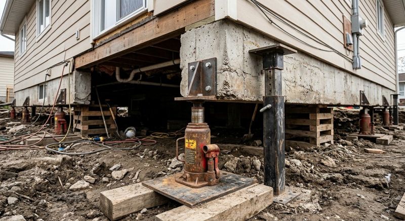 Sinking Foundation Lifting in Cape Coral, FL