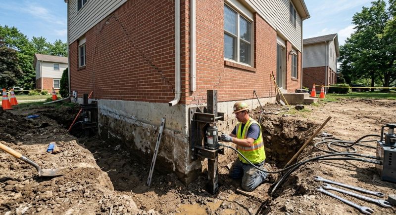 Sinking Foundation Repair in Lehigh Acres, FL